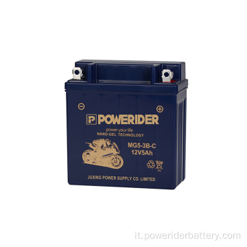 12V 5Ah YB5L-B NANO-GEL TECH MOTOCYCLE BATTERY BATTERY